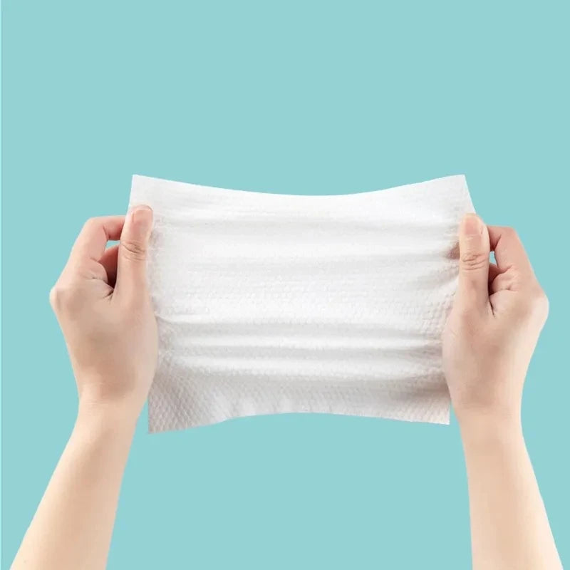 Soft Disposable Cotton Dry Wipes for Babies